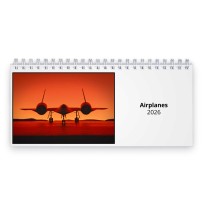 Aviones 2026 Calendario de Escritorio