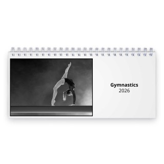 Gymnastics 2026 Desk Calendar