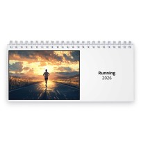 Running 2026 Desk Calendar