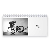 Bike 2026 Desk Calendar