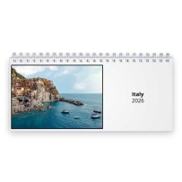 Italy 2026 Desk Calendar