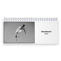 Skateboard 2026 Calendrier de Bureau