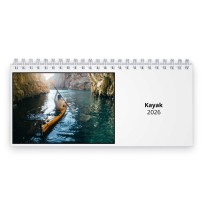 Kayak 2026 Desk Calendar