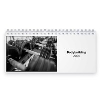 Bodybuilding 2026 Desk Calendar