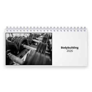 Bodybuilding 2026 Desk Calendar