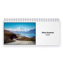 New Zealand 2026 Desk Calendar