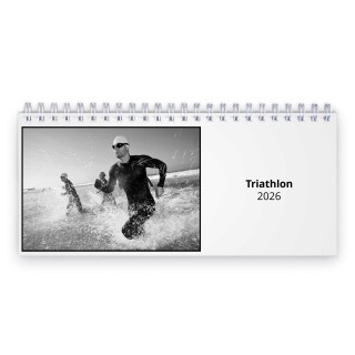 Triathlon 2026 Desk Calendar