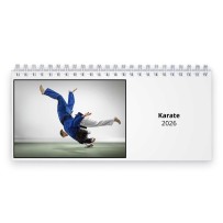 Karate 2026 Desk Calendar