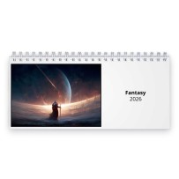 Fantasy 2026 Desk Calendar