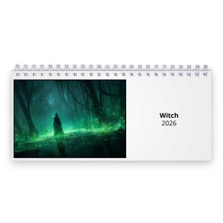 Witch 2026 Desk Calendar