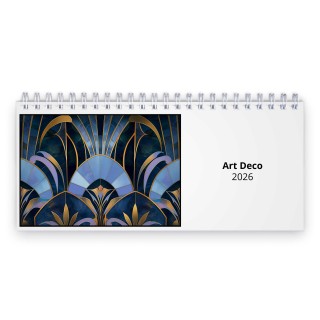 Art Deco 2026 Desk Calendar