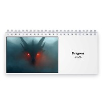 Dragons 2026 Calendrier de Bureau