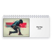 Hip Hop 2026 Desk Calendar