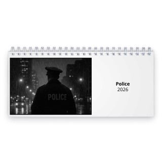 Police 2026 Desk Calendar