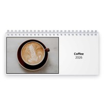 Kaffe 2026 Skrivebordskalender