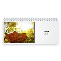 Korea 2026 Desk Calendar