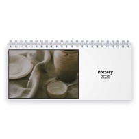 Pottery 2026 Desk Calendar