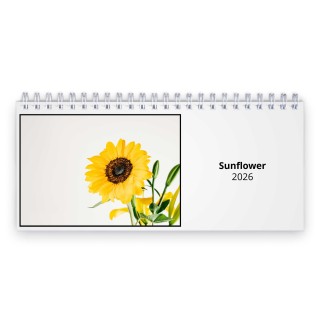 Sunflower 2026 Desk Calendar