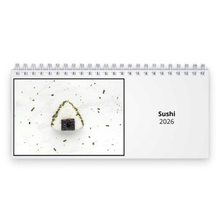 Sushi 2026 Desk Calendar