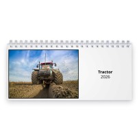 Tractor 2026 Desk Calendar
