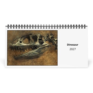 Dinosaur 2027 Desk Calendar