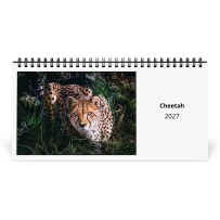 Gepard 2027 Skrivebordskalender