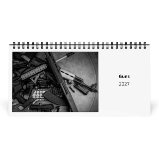 Guns 2027 Desk Calendar