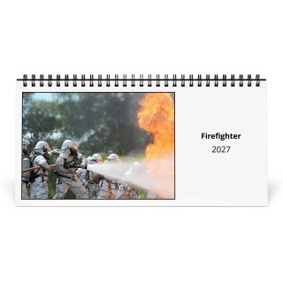 Firefighter 2027 Desk Calendar