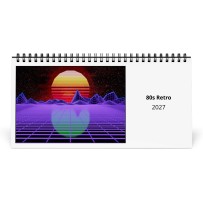 80s Retro 2027 Bureaukalender