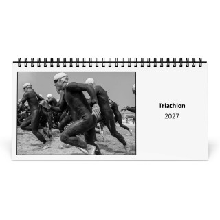 Triathlon 2027 Desk Calendar