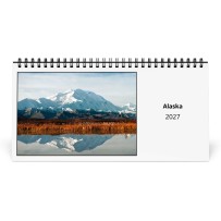 Alaska 2027 Skrivebordskalender