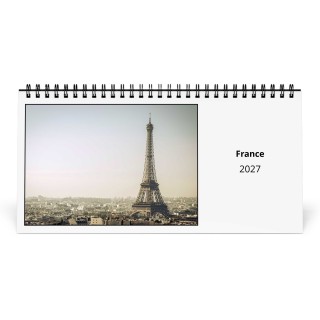 France 2027 Desk Calendar