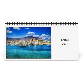 Greece 2027 Desk Calendar
