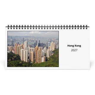 Hong Kong 2027 Desk Calendar
