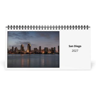 San Diego 2027 Desk Calendar