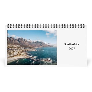 South Africa 2027 Desk Calendar