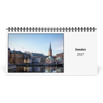 Sverige 2027 Skrivbordskalender