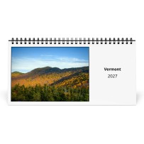 Vermont 2027 Skrivbordskalender