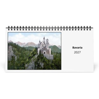 Bavaria 2027 Desk Calendar
