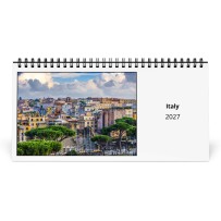 Italia 2027 Pöytäkalenteri