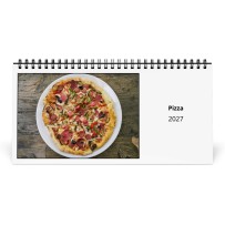 Pizza 2027 Bureaukalender
