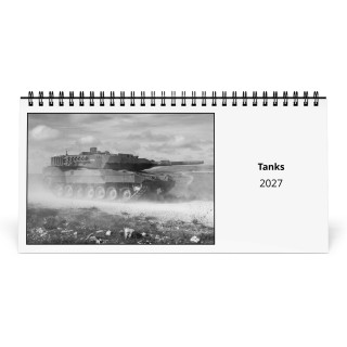 Tanks 2027 Desk Calendar