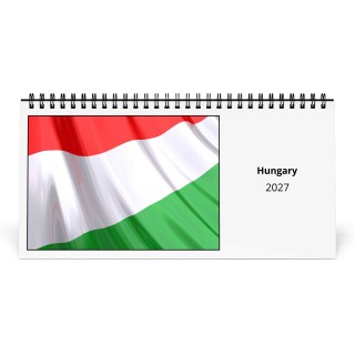 Hungary 2027 Desk Calendar