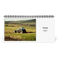 Tractor 2027 Desk Calendar