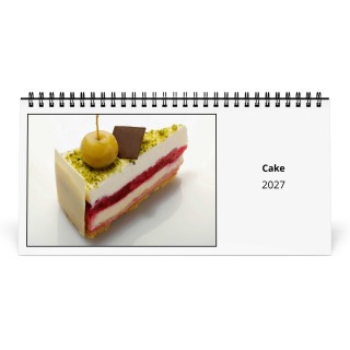 Cake 2027 Desk Calendar