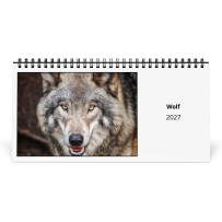 Wolf 2027 Desk Calendar