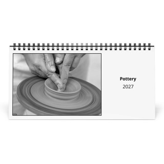 Pottery 2027 Desk Calendar