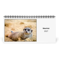 Suricate 2027 Calendrier de Bureau