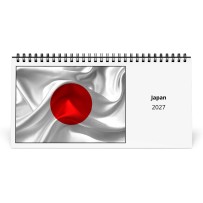 日本 2027 年卓上カレンダー
