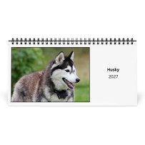 Husky 2027 Calendario da Tavolo